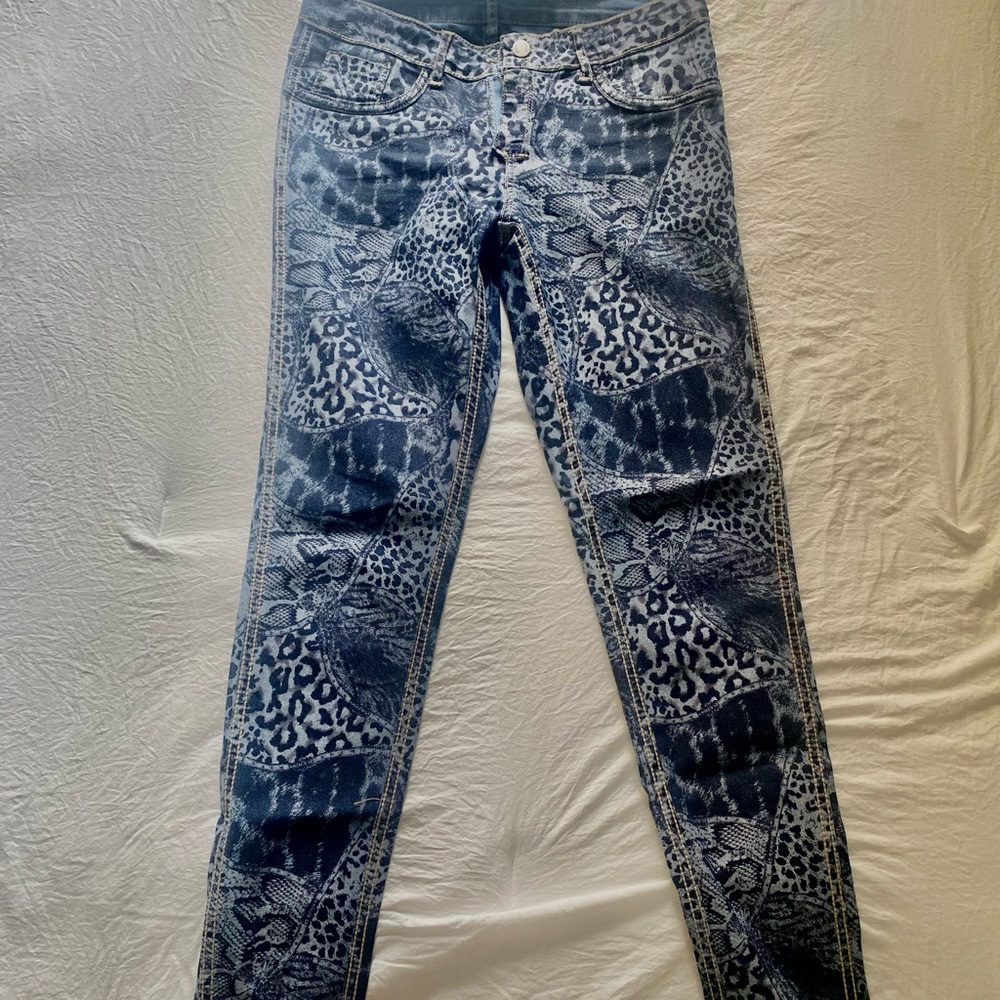 Reversible jeans.